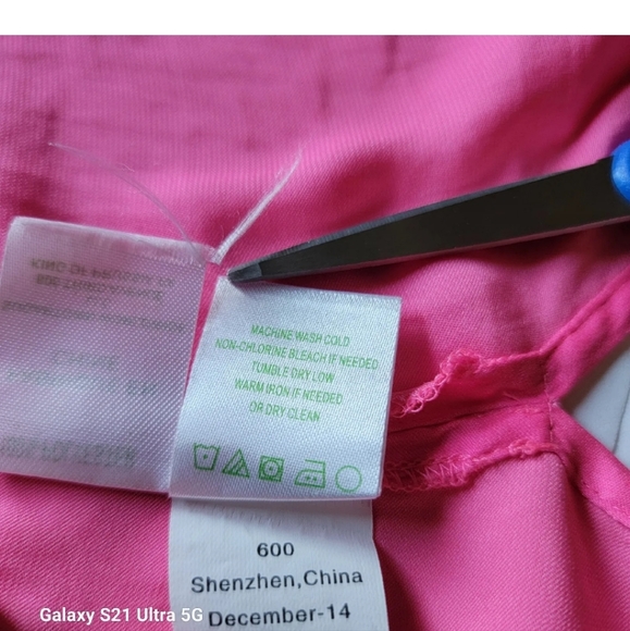 Lilly Pulitzer Everglades Tunic Long Roll Tab Sleeve Blouse Pink Size XS - Picture 5 of 7